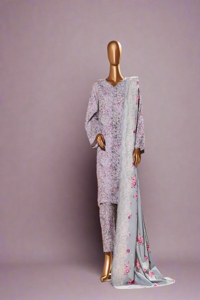 IU Collection IU-S-25-054- Digital Print lawn 3Pc
