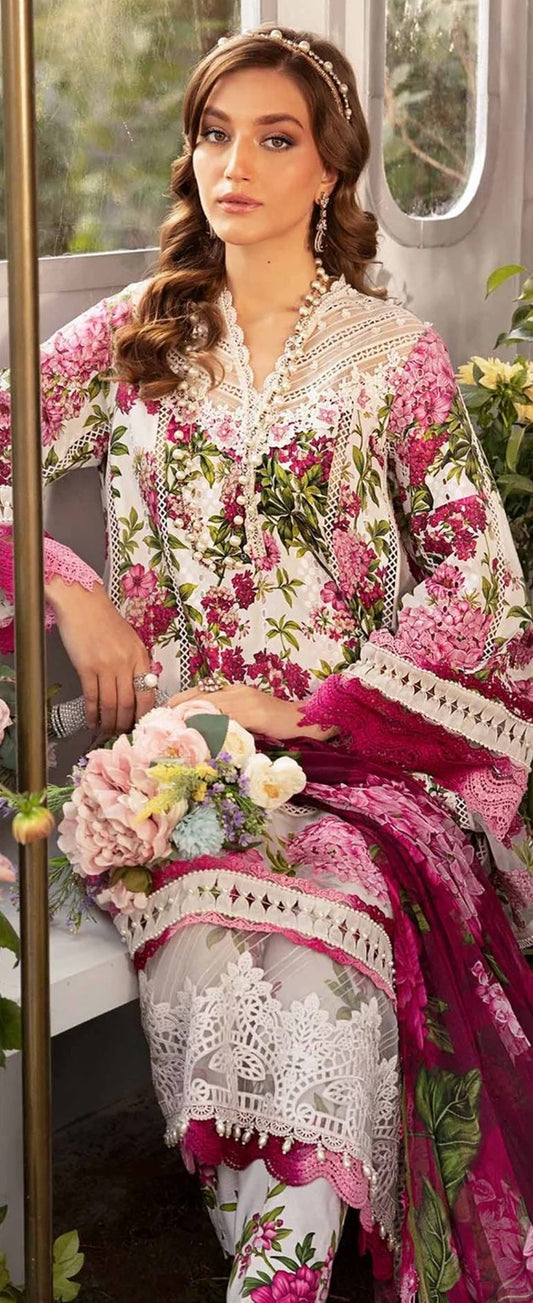 IU Collection IU-S-026- Digital Print lawn 3Pc M.Print