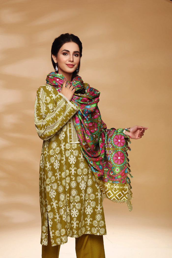 IU Collection IU-S-25-034- Digital Print lawn 3Pc Nishat
