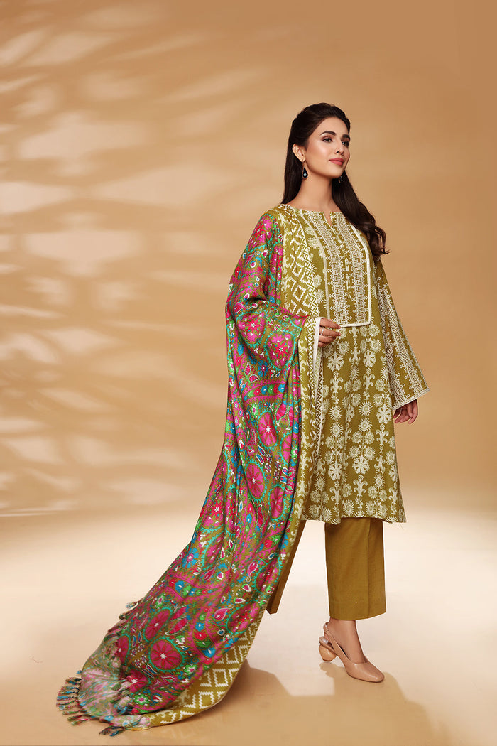 IU Collection IU-S-25-034- Digital Print lawn 3Pc Nishat