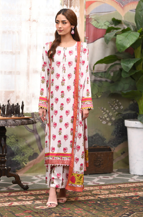 IU Collection IU-S-25-053- Digital Print lawn 3Pc So Kamal
