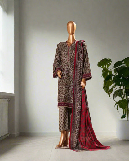 IU Collection IU-S-25-062- Digital Print lawn 3Pc