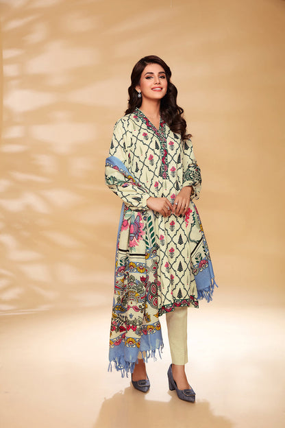 IU Collection IU-S-25-032- Digital Print lawn 3Pc Nishat
