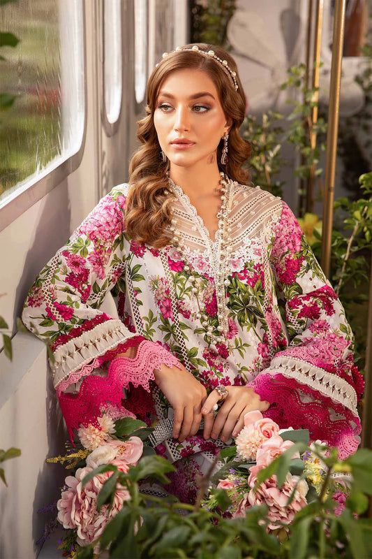 IU Collection IU-S-026- Digital Print lawn 3Pc M.Print