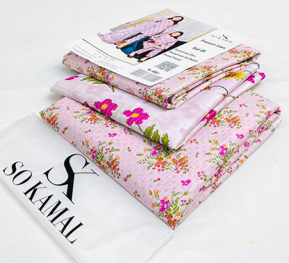 IU Collection IU-S-25-048- Digital Print lawn 3Pc So Kamal