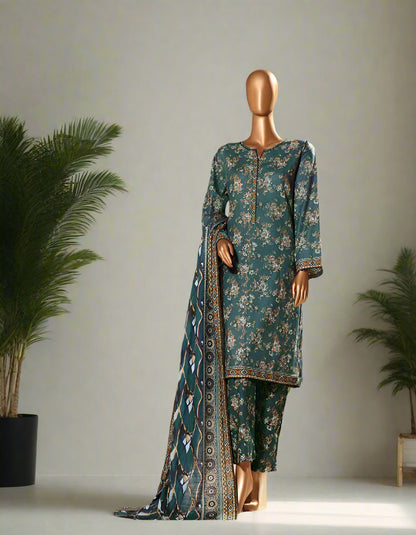 IU Collection IU-S-25-055- Digital Print lawn 3Pc