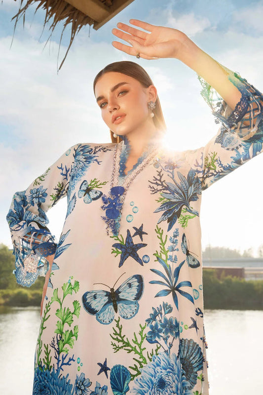 IU Collection IU-S-065- Digital Print lawn 3Pc M.Print