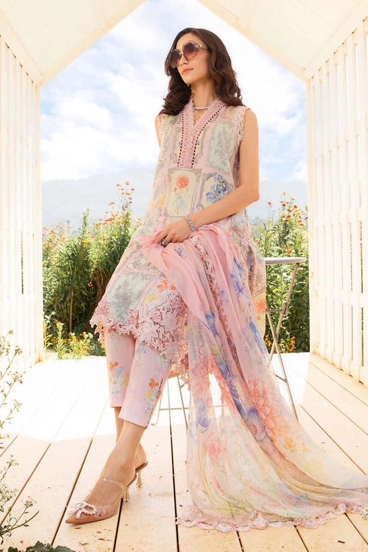 IU Collection IU-S-067- Digital Print lawn 3Pc M.Print