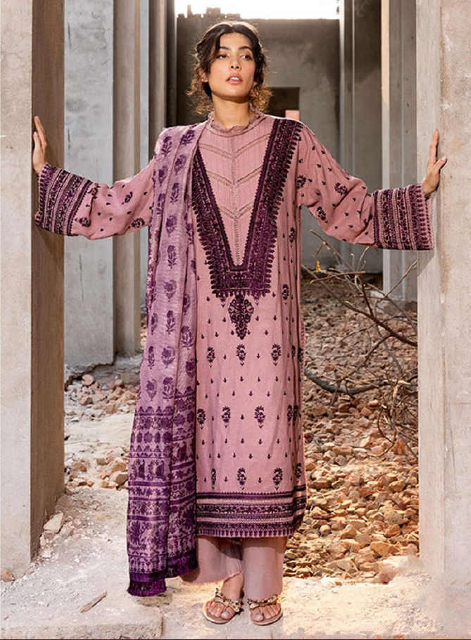 IU Collection IU-S-017-lawn Neckline Full Embroidered 3Pc Lawn Sobia Nazir