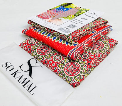 IU Collection IU-S-25-051- Digital Print lawn 3Pc So Kamal
