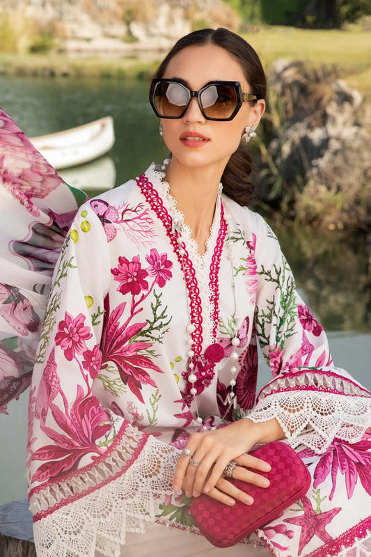 IU Collection IU-S-070- Digital Print lawn 3Pc M.Print