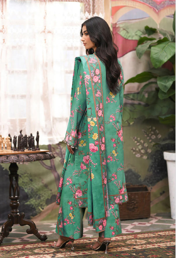 IU Collection IU-S-25-052- Digital Print lawn 3Pc So Kamal