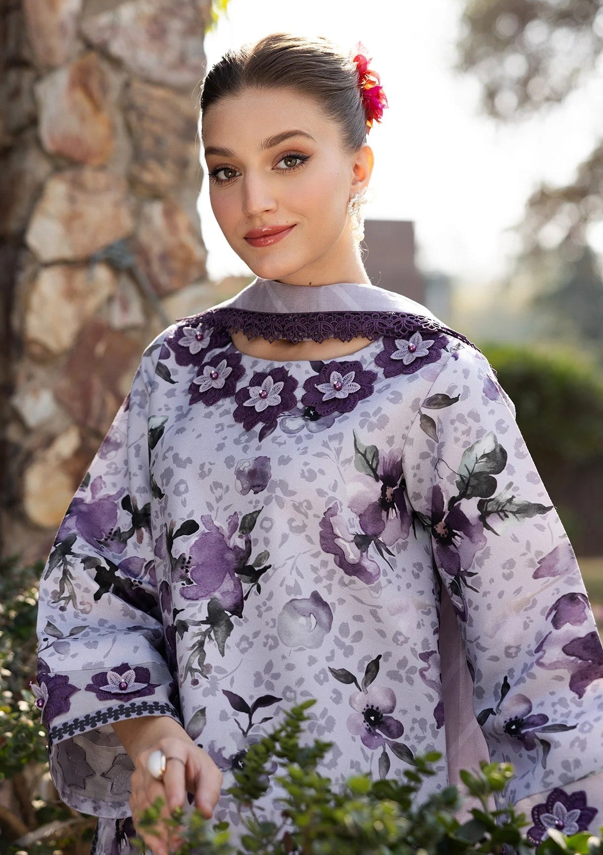 IU Collection IU-S-077- Airjet Bana Dora Luxury lawn-25 3Pc