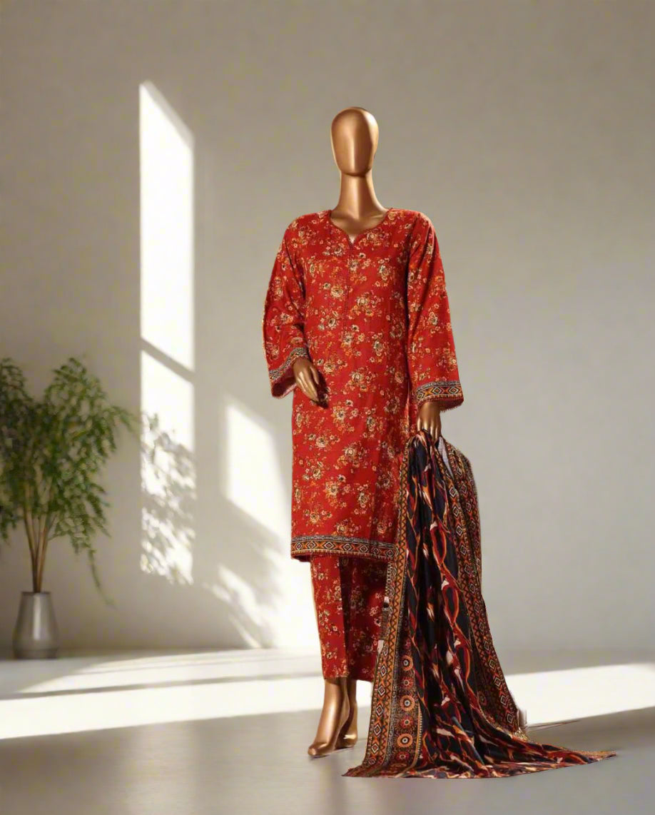 IU Collection IU-S-25-060- Digital Print lawn 3Pc