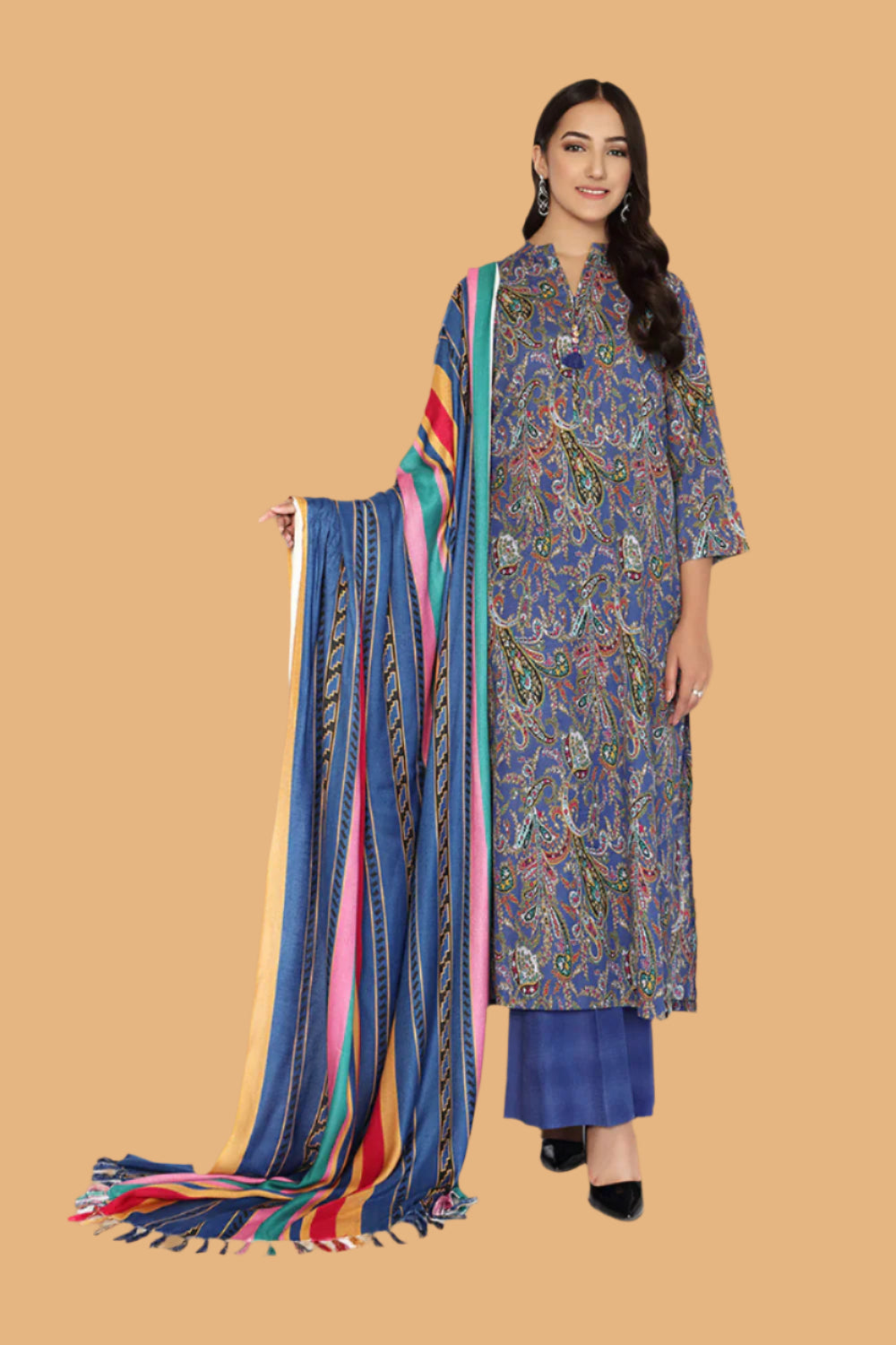 IU Collection IU-S-25-039- Digital Print lawn 3Pc Nishat