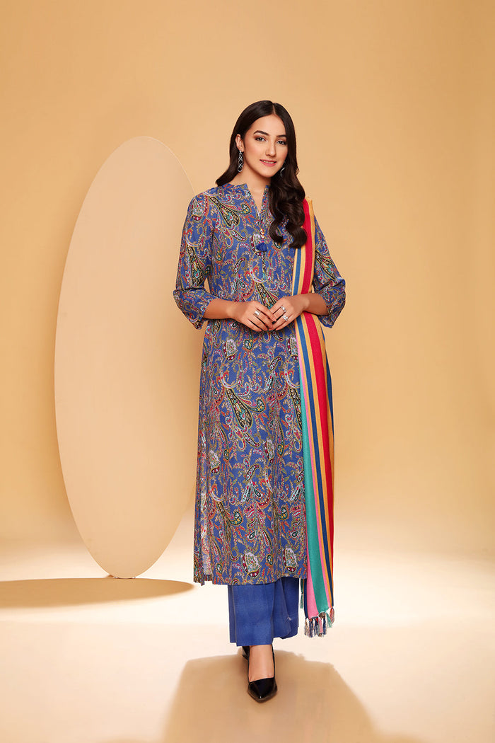 IU Collection IU-S-25-039- Digital Print lawn 3Pc Nishat