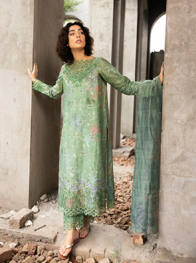 IU Collection IU-S-019-lawn Neckline Full Embroidered 3Pc Lawn Sobia Nazir