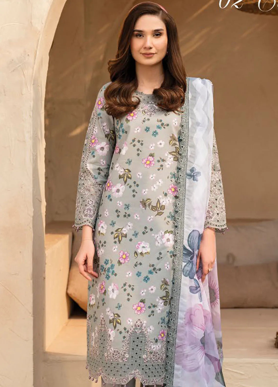 IU Collection IU-S-079- Airjet Bana Dora Luxury lawn-25 3Pc