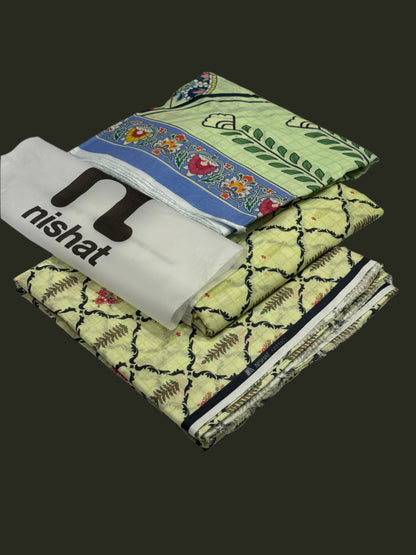 IU Collection IU-S-25-032- Digital Print lawn 3Pc Nishat
