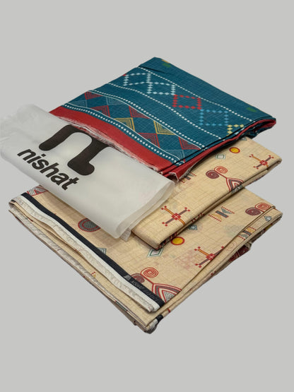 IU Collection IU-S-25-033- Digital Print lawn 3Pc Nishat